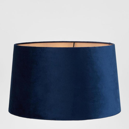 Velvet Drum Lamp Shade XL Royal Blue