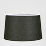 Linen Drum Lamp Shade XL Black