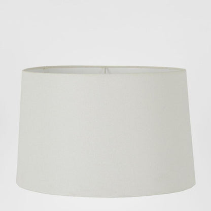 Linen Drum Lamp Shade XL Ivory