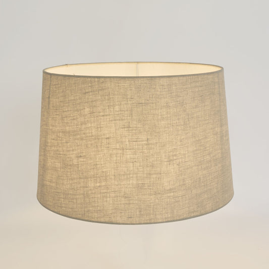 Linen Drum Lamp Shade XL Light Natural