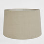Linen Drum Lamp Shade XL Dark Natural