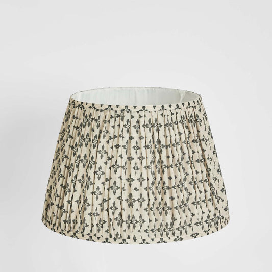 Viscose Linen Drum Lamp Shade XL Dark blue