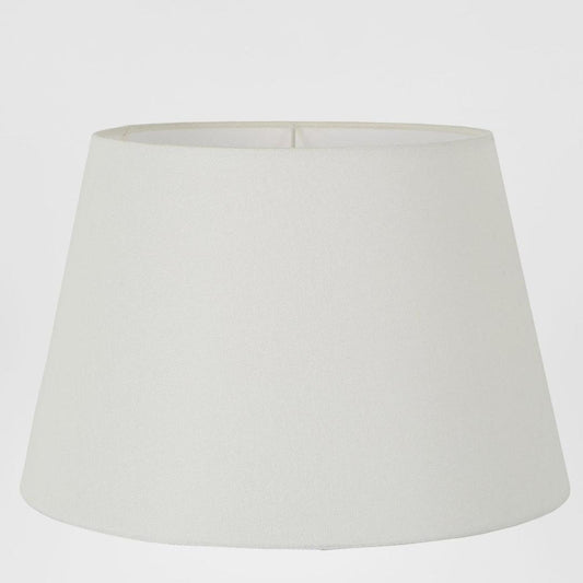 Linen Taper Lamp Shade XXL Textured Ivory