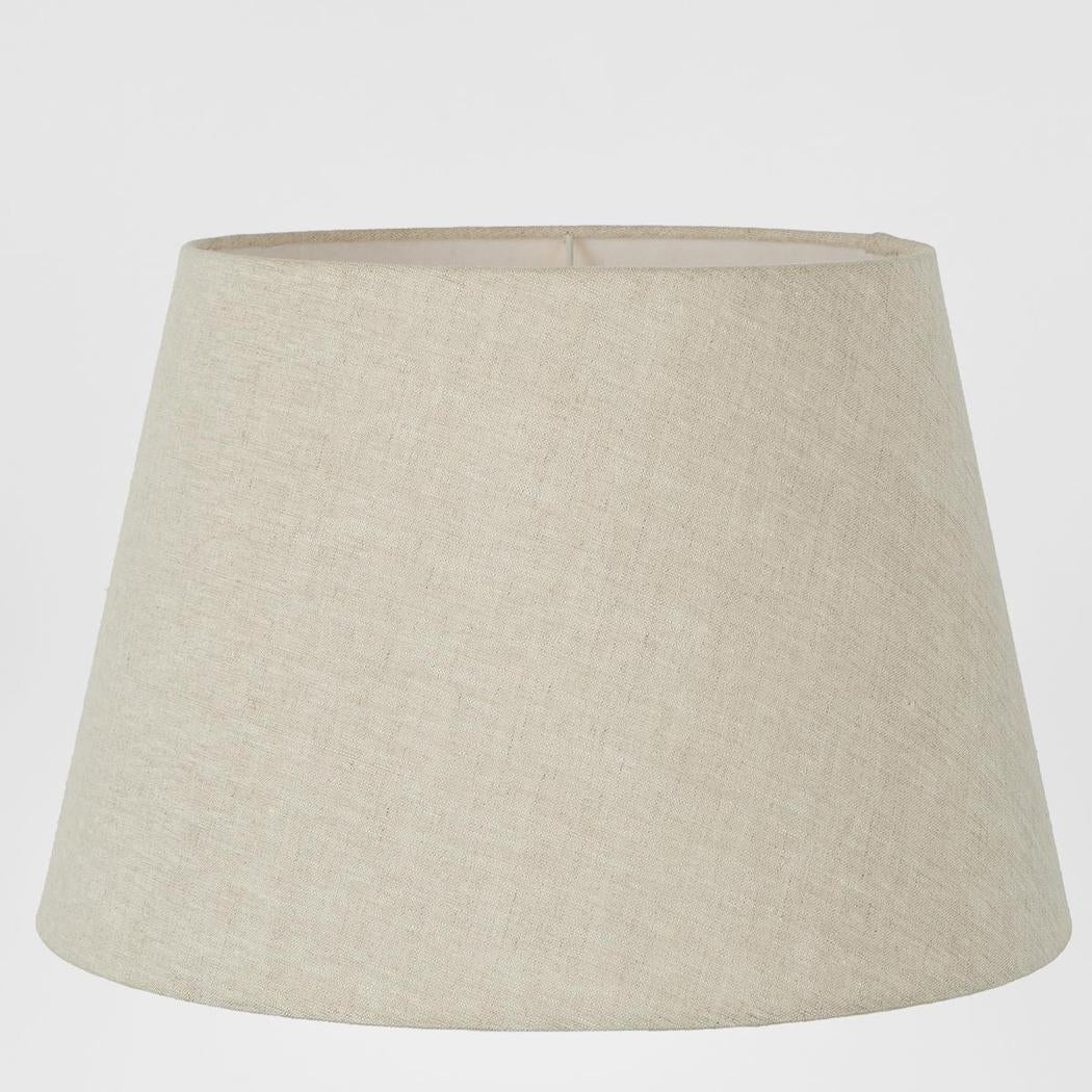Linen Taper Lamp Shade XXL Light Natural