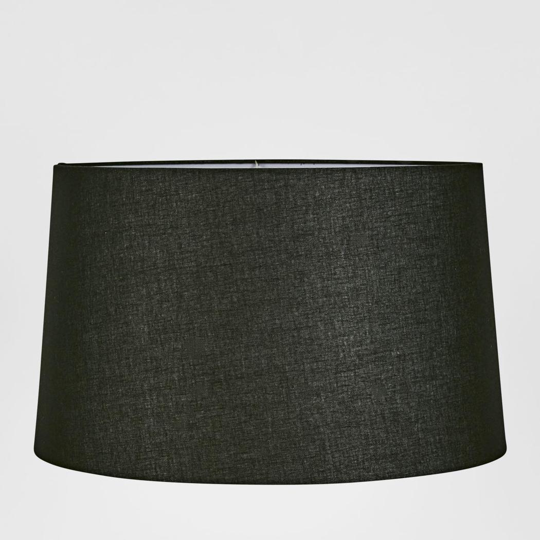 Linen Drum Lamp Shade XXL Black