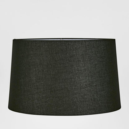 Linen Drum Lamp Shade XXL Black