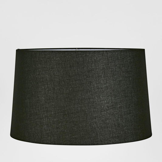 Linen Drum Lamp Shade XXL Black