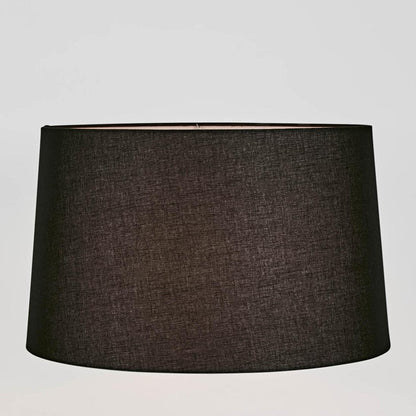 Linen Drum Lamp Shade XXL Black