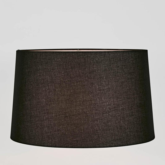 Linen Drum Lamp Shade XXL Black