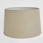 Linen Drum Lamp Shade XXL Dark Natural Linen