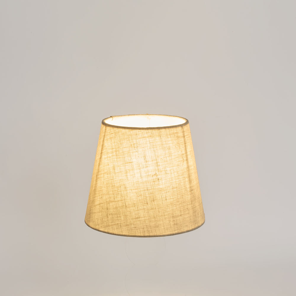 Linen Taper Lamp Shade XXS Light Natural