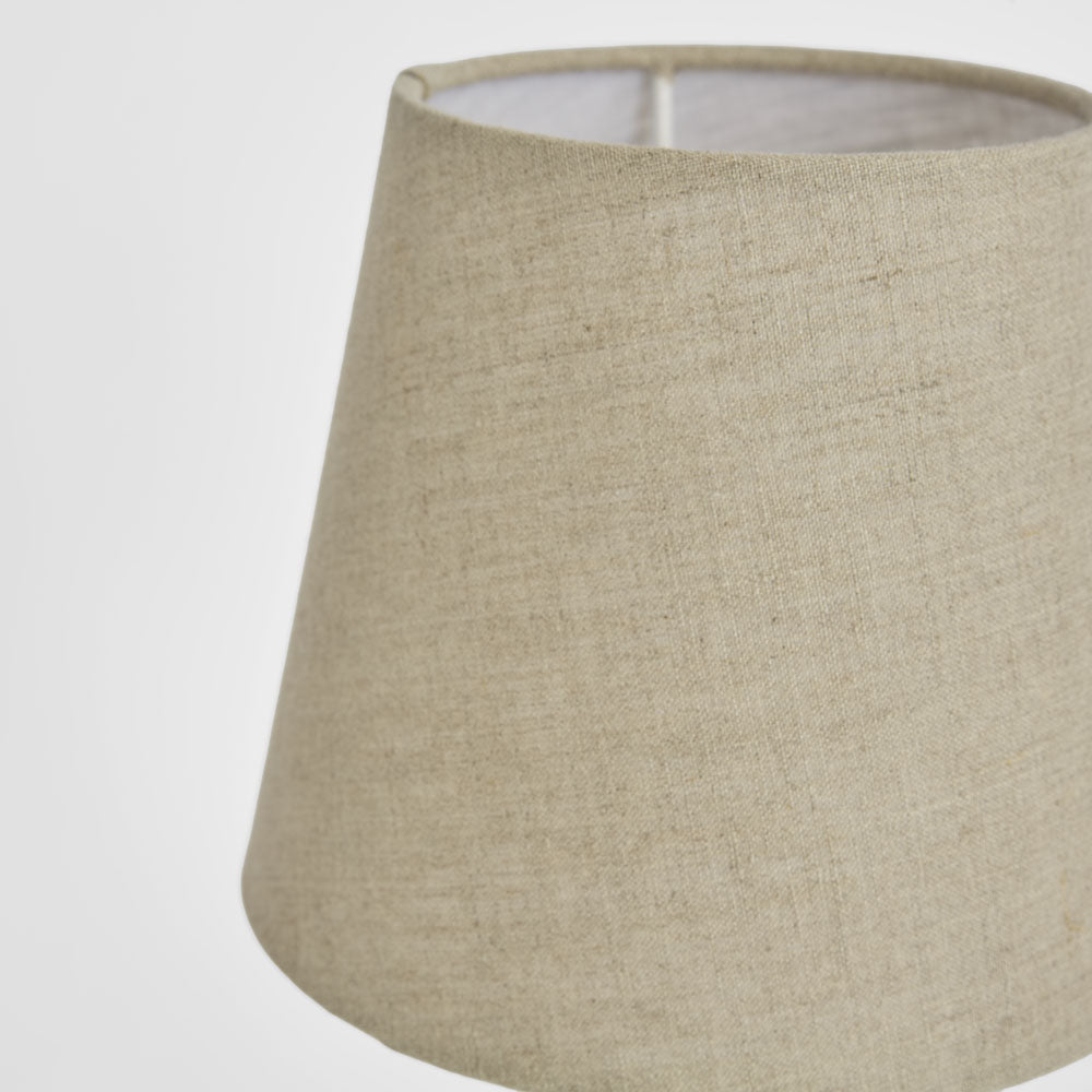 Linen Taper Lamp Shade XXS Dark Natural