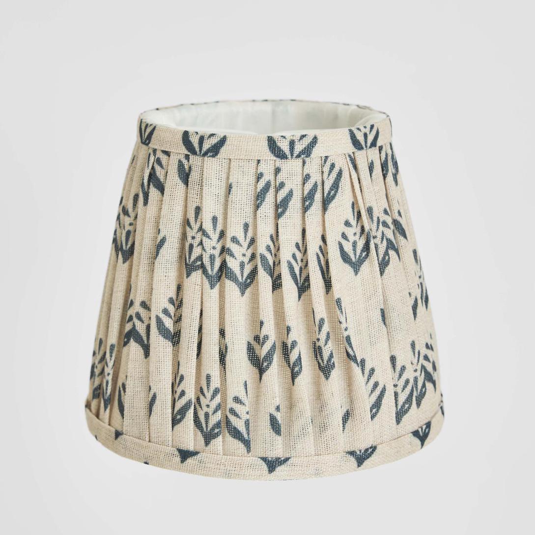 Viscose Linen Taper Lamp Shade XXS Blue