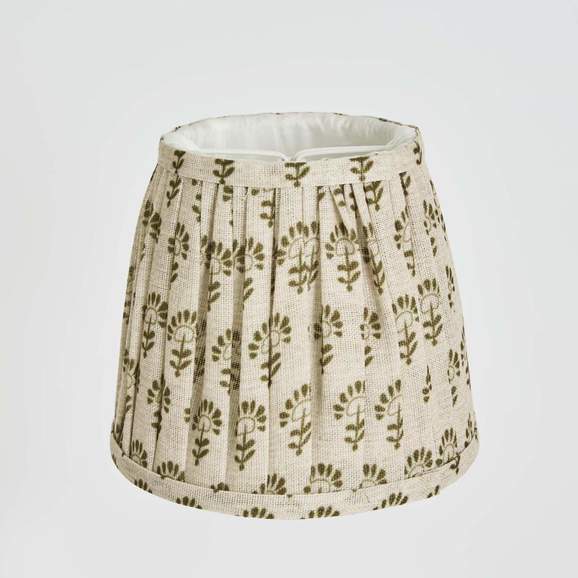 Viscose Linen Taper Lamp Shade XXS Green