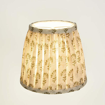 Viscose Linen Taper Lamp Shade XXS Green