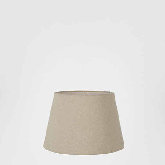 Linen Drum Lamp Shade XXS Dark Natural