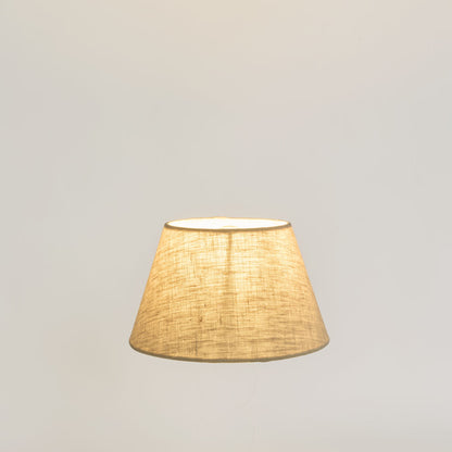 Linen Drum Lamp Shade XXS Dark Natural