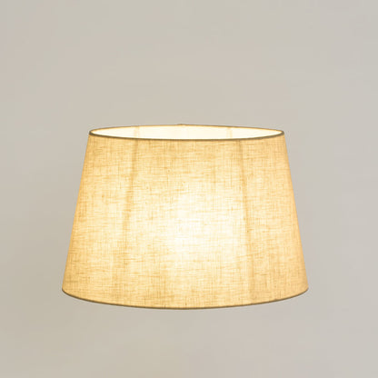 Linen Oval Lamp Shade Medium Light Natural