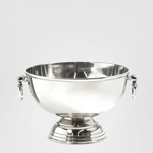 Round Footed Ice Bucket Nickel