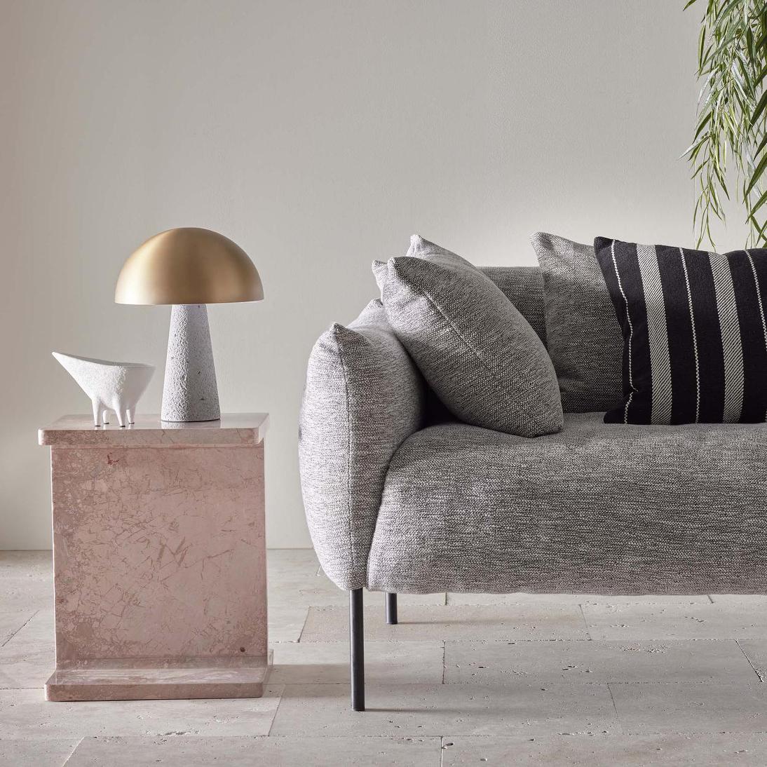 Degraves Concrete & Brass Table Lamp & Shade