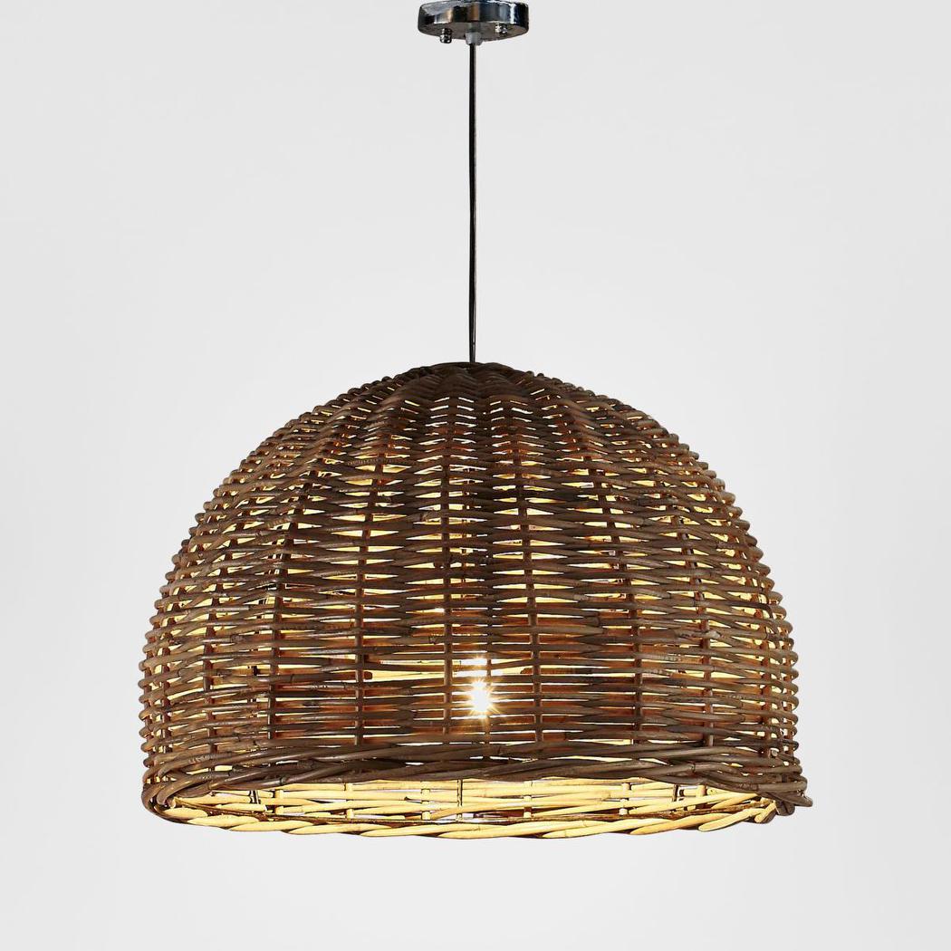 Rattan Ceiling Pendant Large Natural