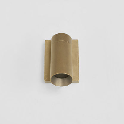 Shoreline Single Outdoor Wall Light Antique Brass
