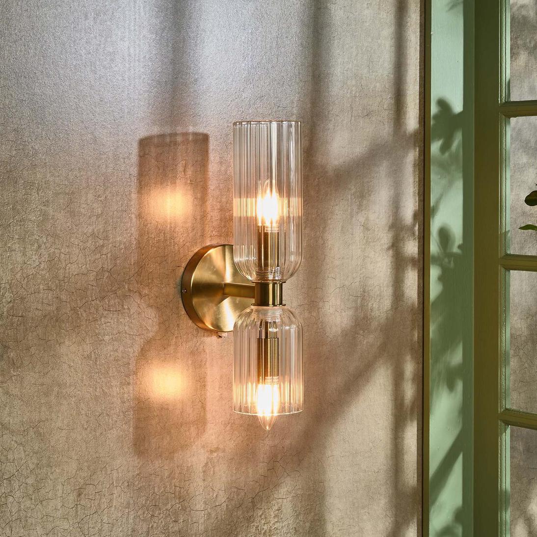 Hendricks Wall Light Antique Brass