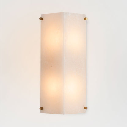 Tubular Alabaster Wall Light