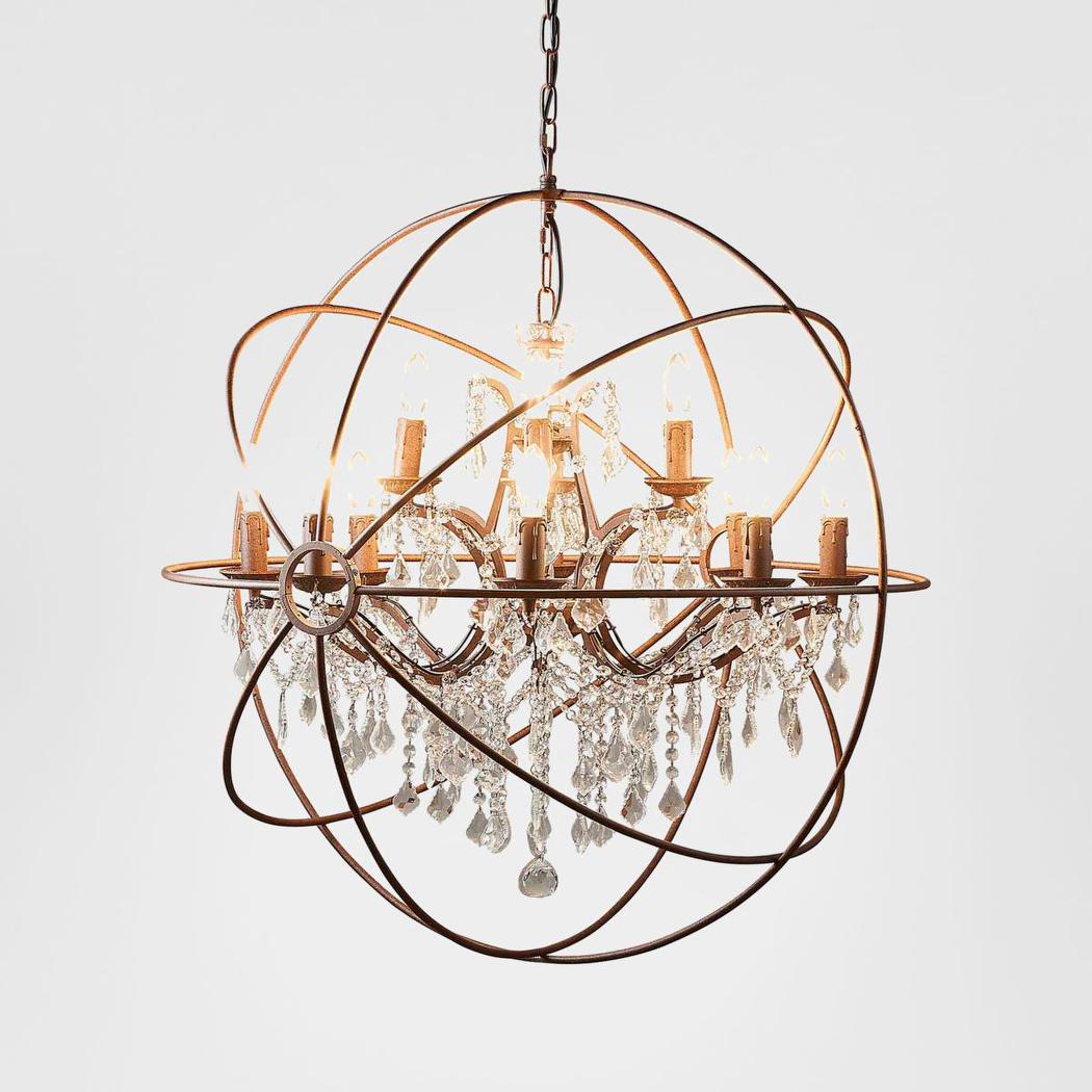 Sundance Chandelier Large Rust