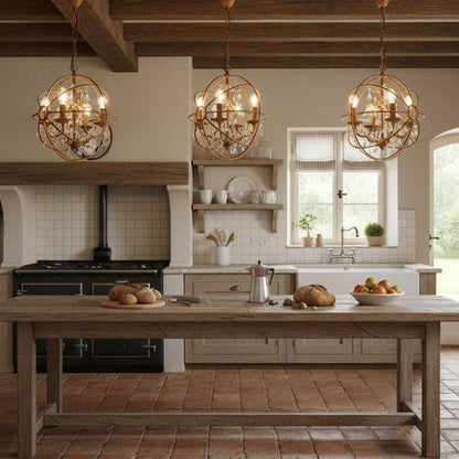 Sundance Chandelier Small Rust