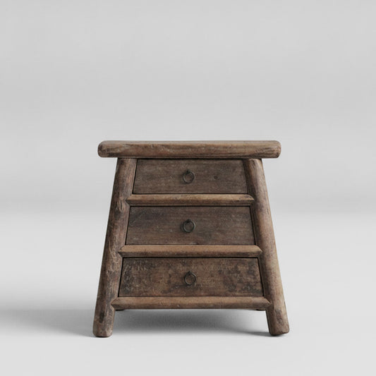 Shanxi 130 Year Old Elm 3 Drawers Sideboard 7900722