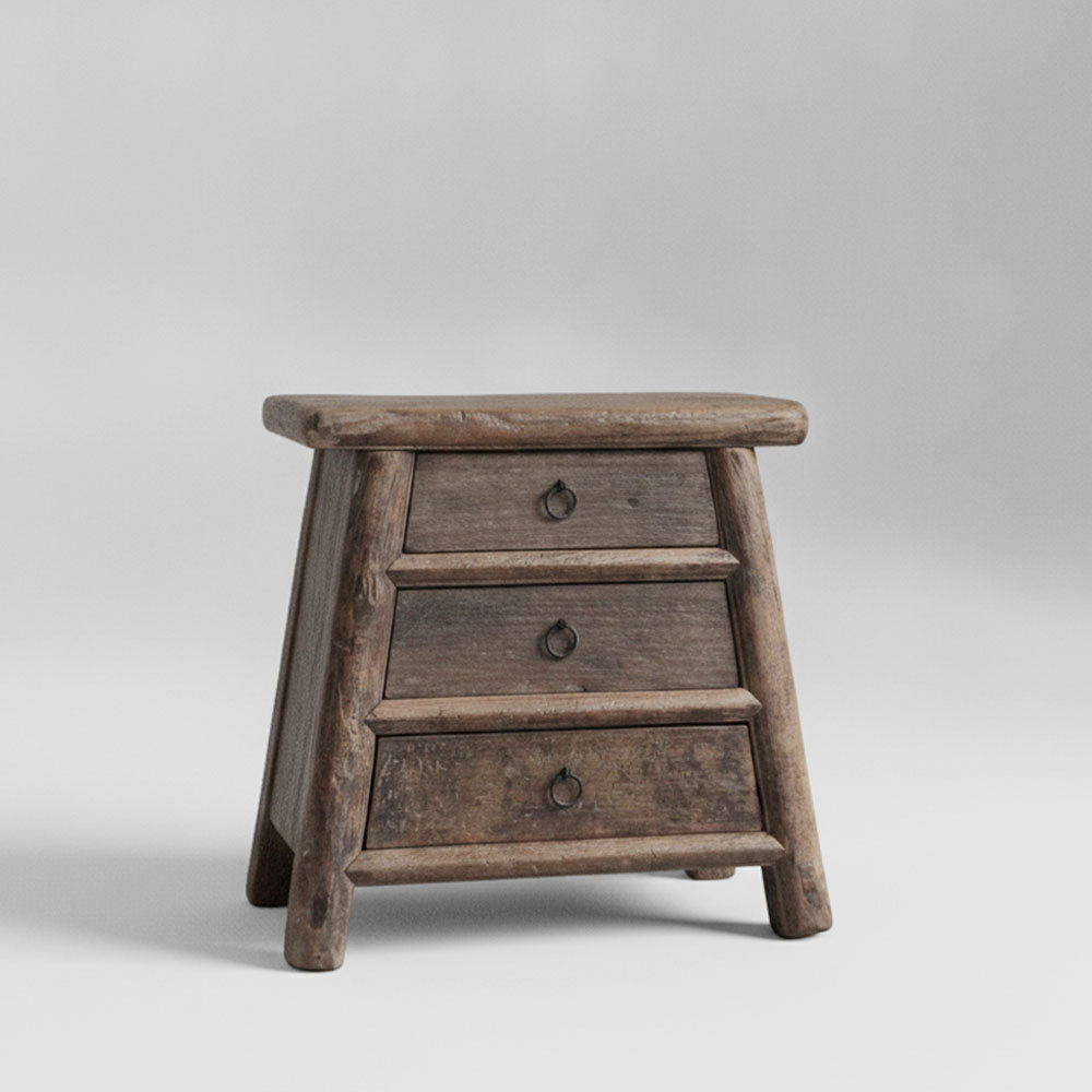 Shanxi 130 Year Old Elm 3 Drawers Sideboard 7900722