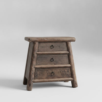 Shanxi 130 Year Old Elm 3 Drawers Sideboard 7900722