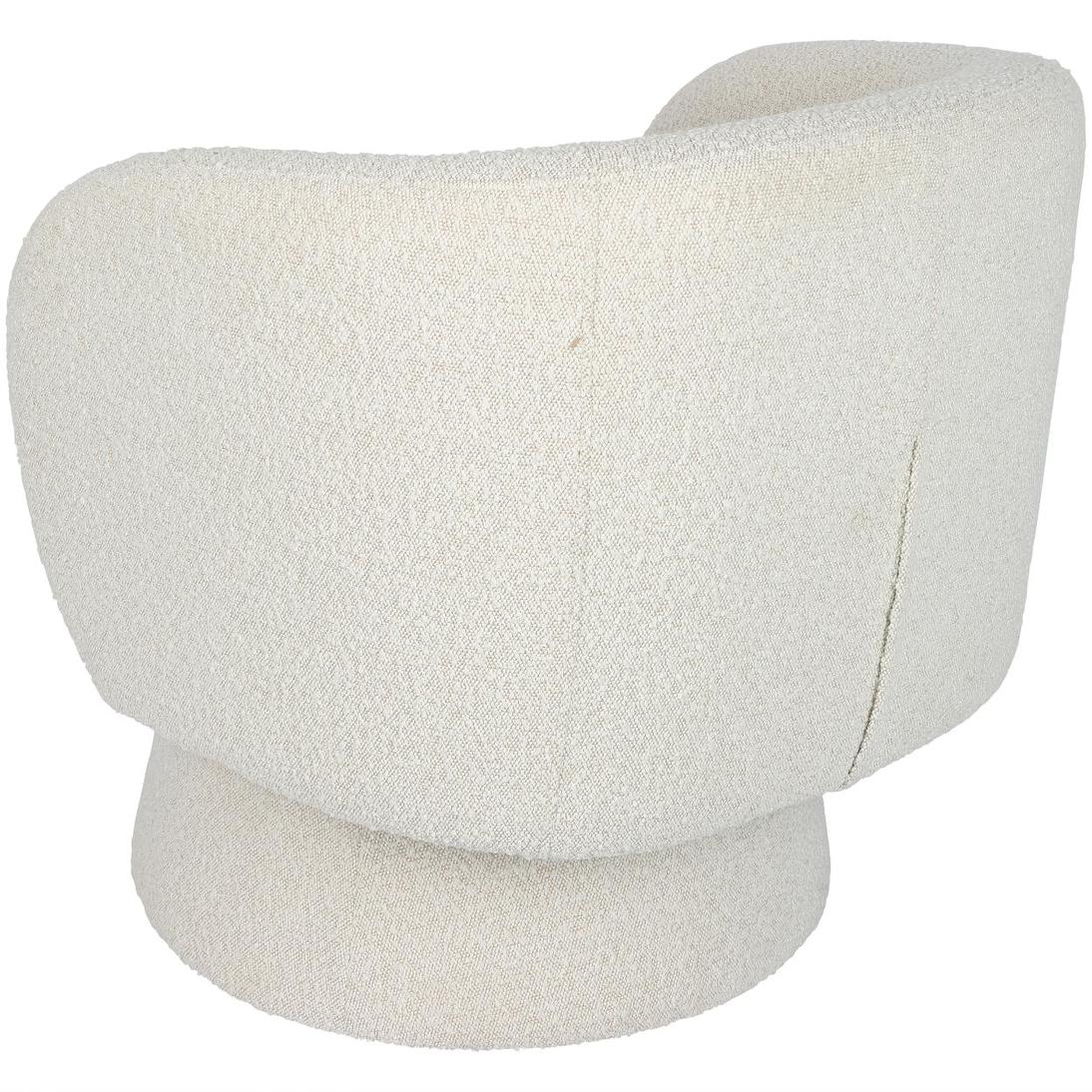 Selena Swivel Chair Vanilla Boucle