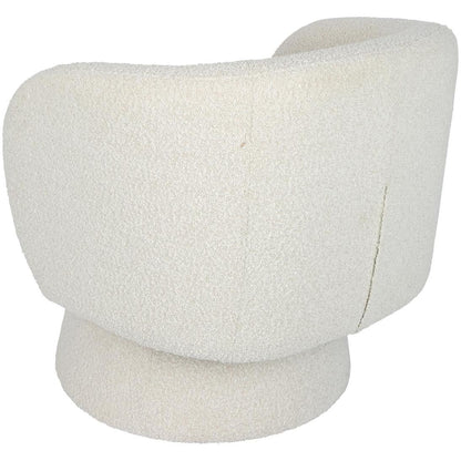 Selena Swivel Chair Vanilla Boucle