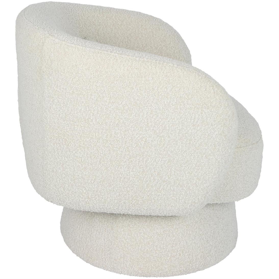 Selena Swivel Chair Vanilla Boucle