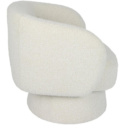 Selena Swivel Chair Vanilla Boucle