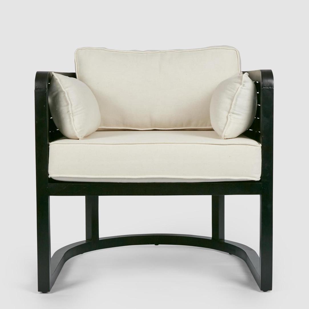 Weave Occasional ArmChair Black