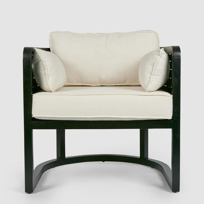 Weave Occasional ArmChair Black