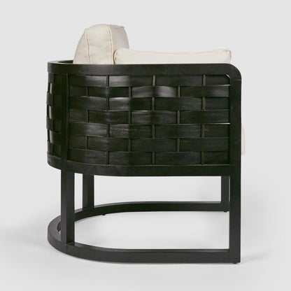 Weave Occasional ArmChair Black