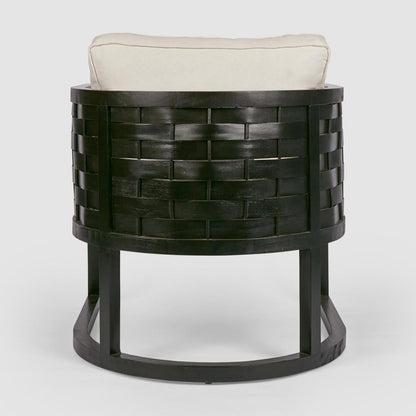 Weave Occasional ArmChair Black