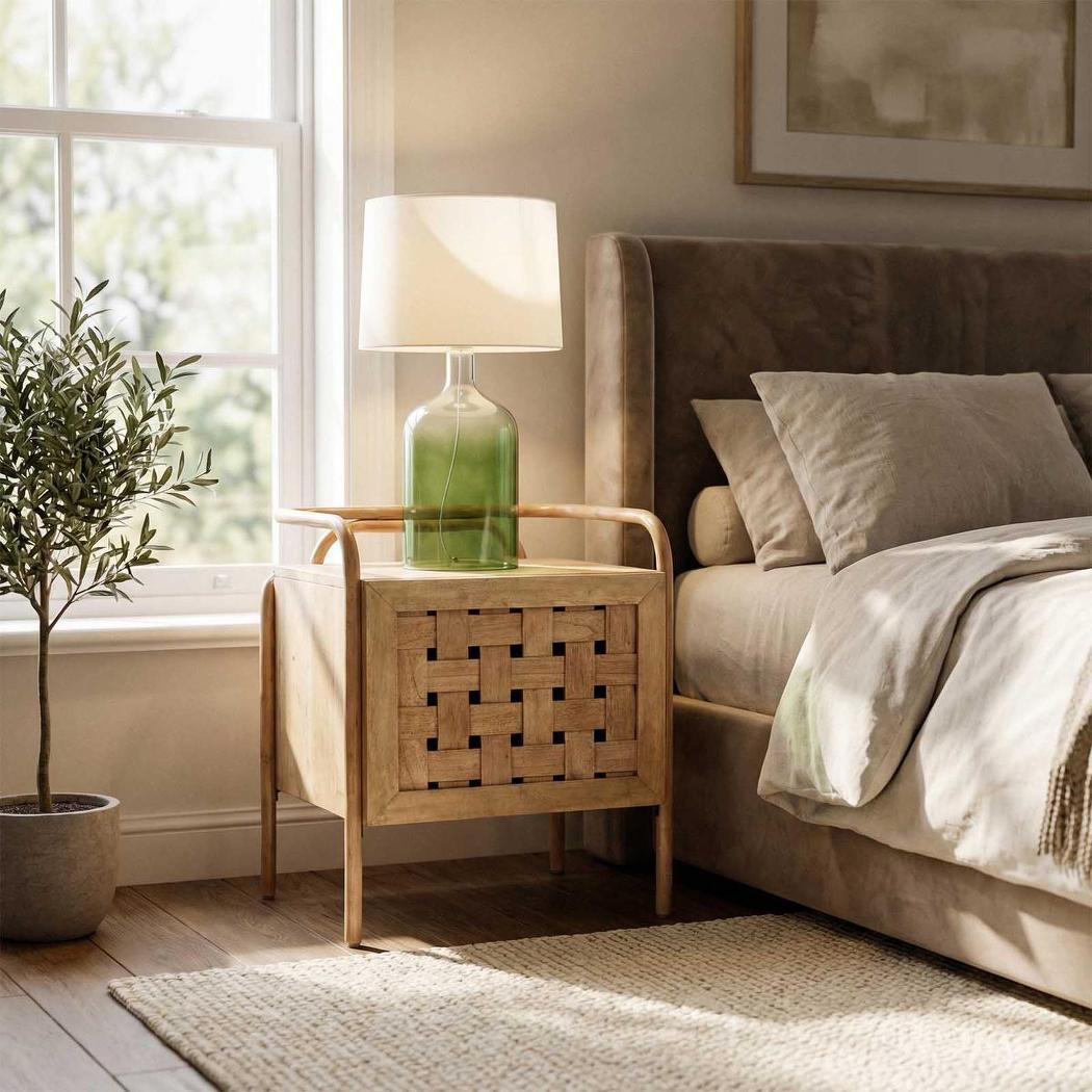 Weave Bedside Natural