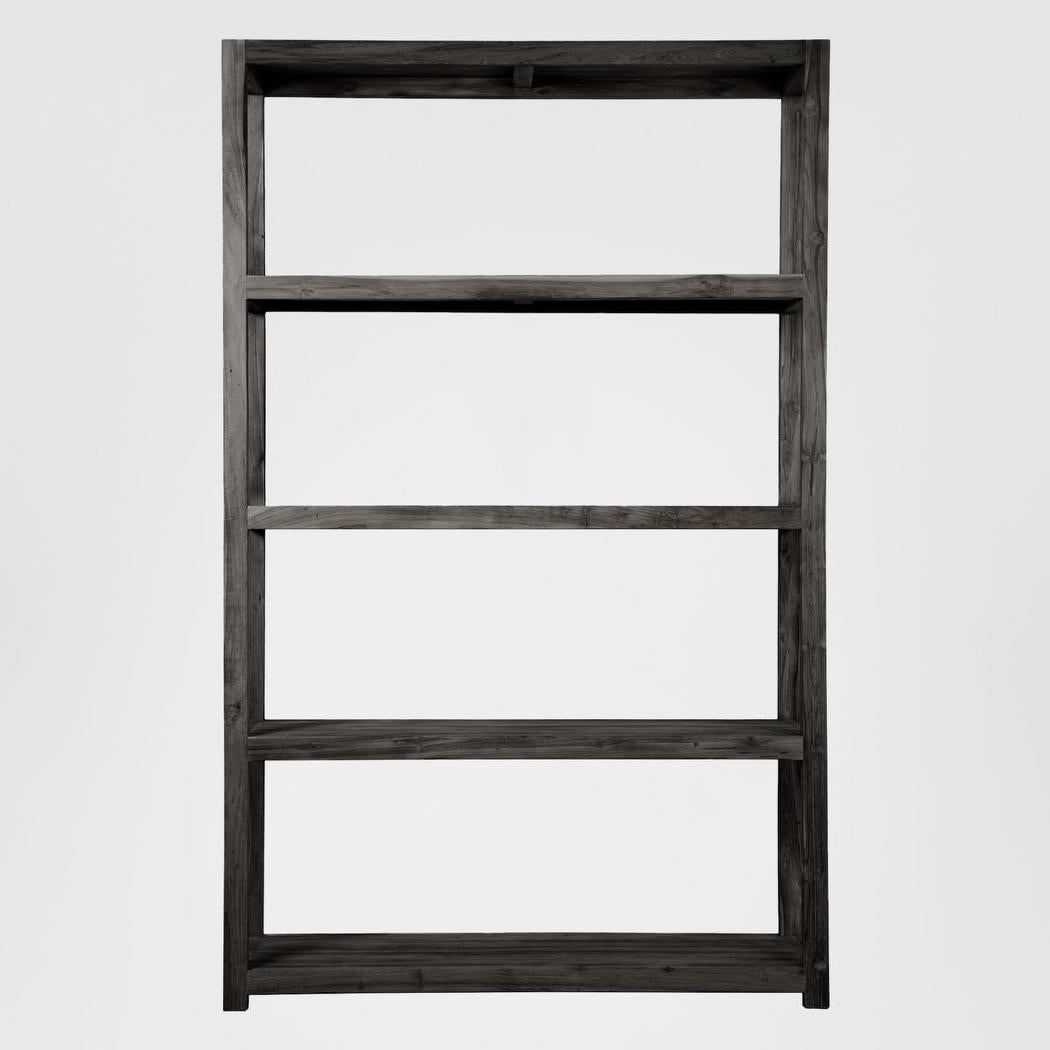 Carfu Wooden Shelf 150x40x240 Black