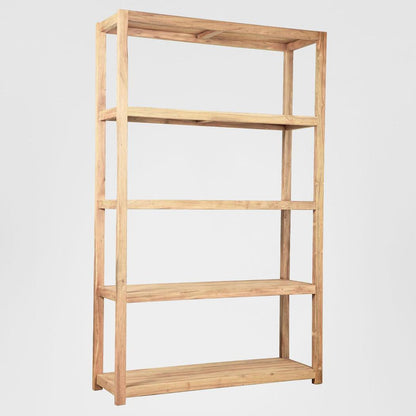 Carfu Wooden Shelf 150x40x240 Natural