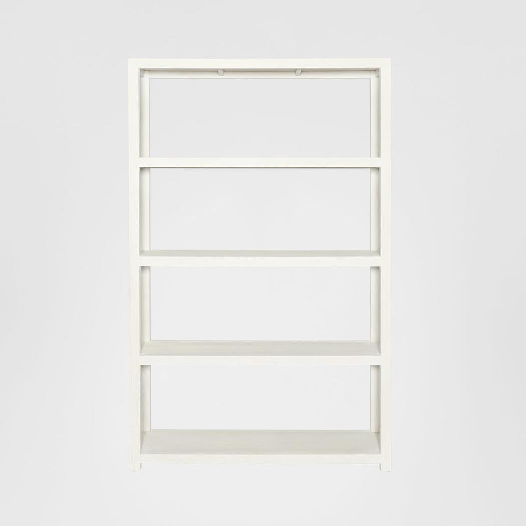 Carfu Wooden Shelf 150x40x240 White