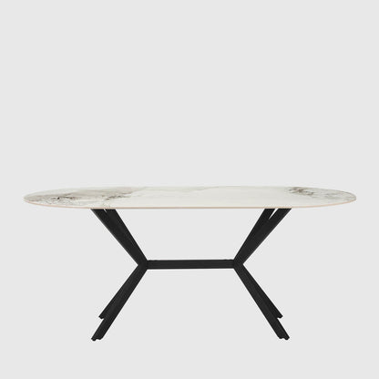 Nola Table White & Black