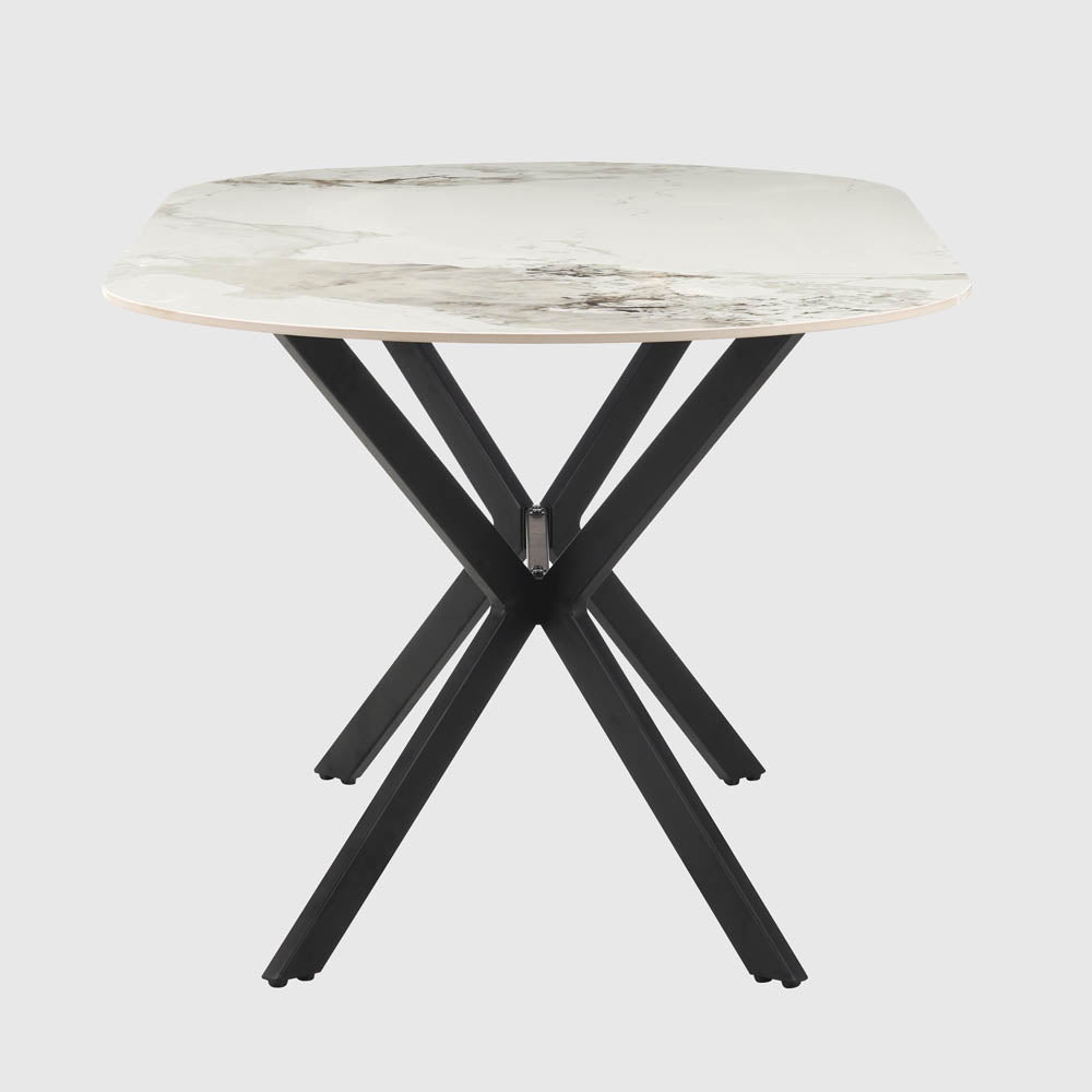 Nola Table White & Black