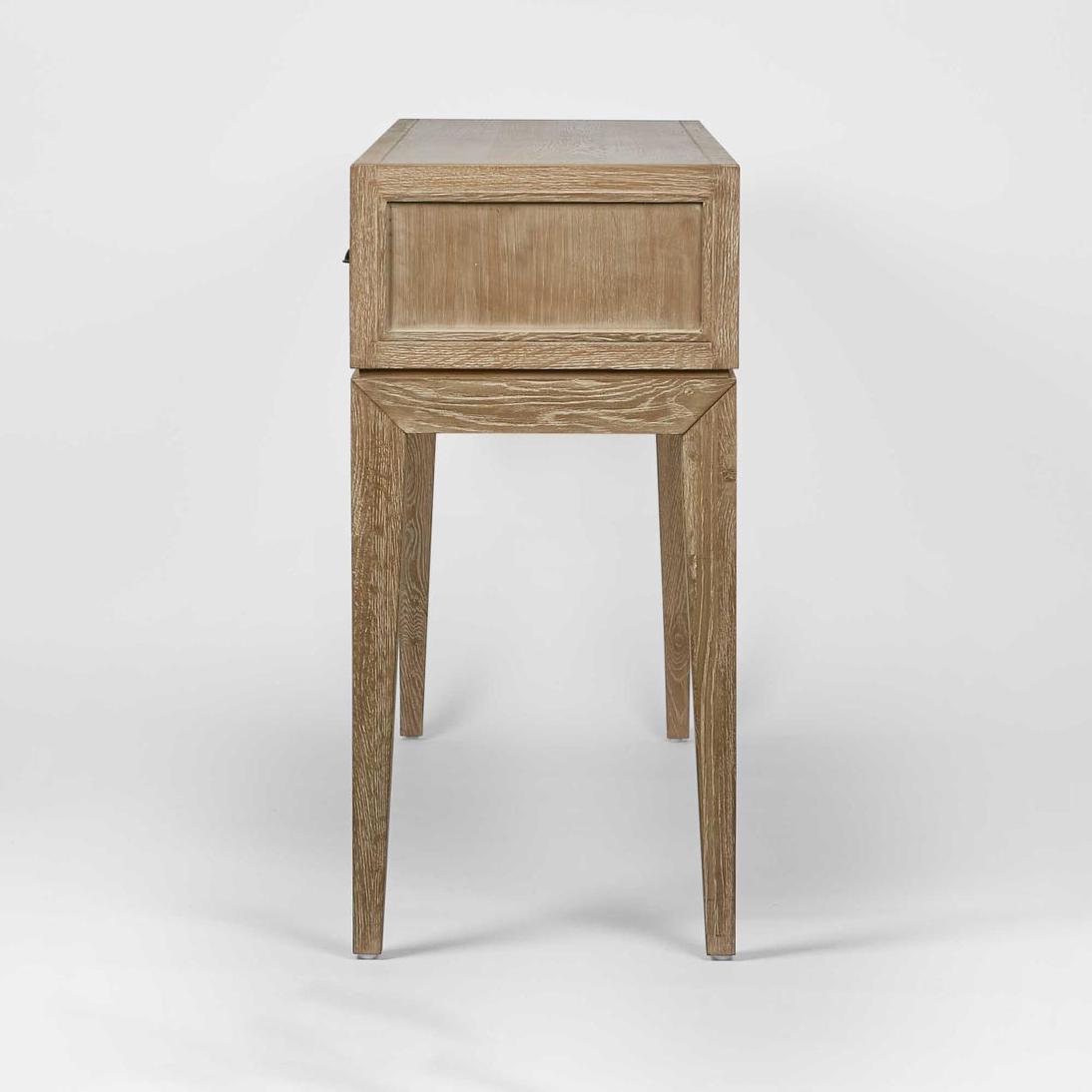 Columbus Oak 6 Drawer Console Hall Table
