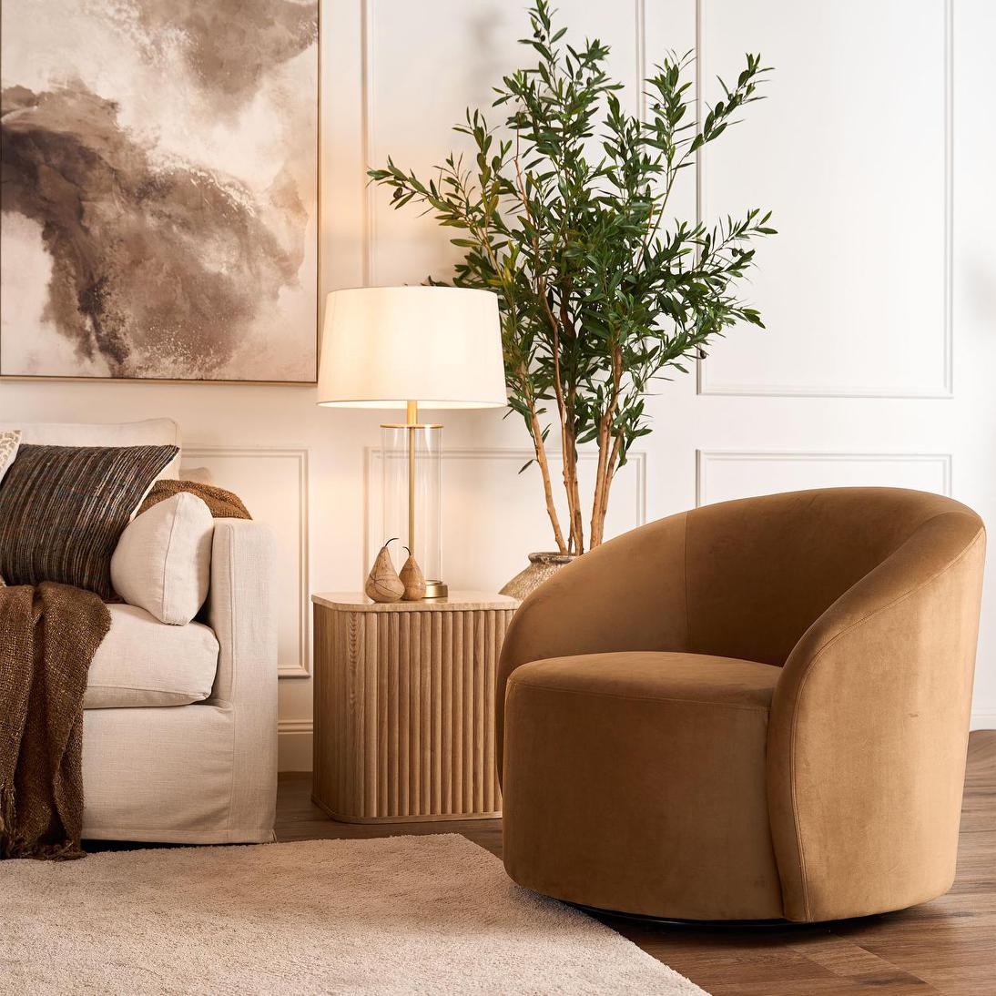 Sierra Swivel ArmChair Toffee