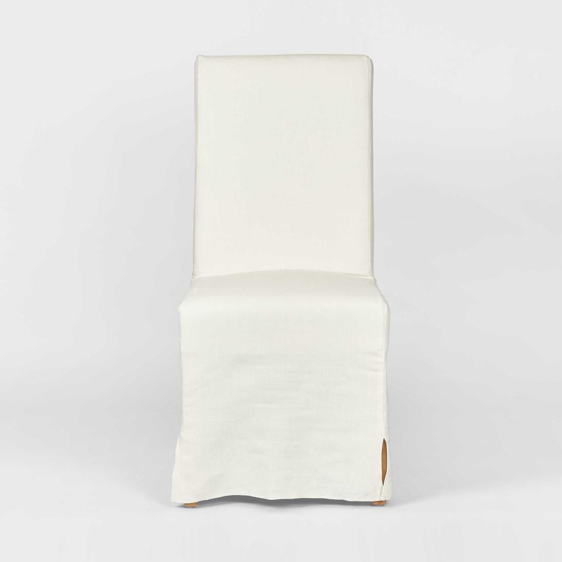 Slip Cover Only - Ville Dining Chair Linen White